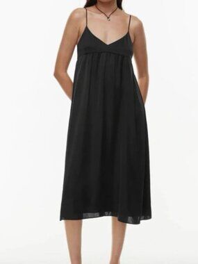 Aritzia Wilfred Lover Babydoll Midi Dress